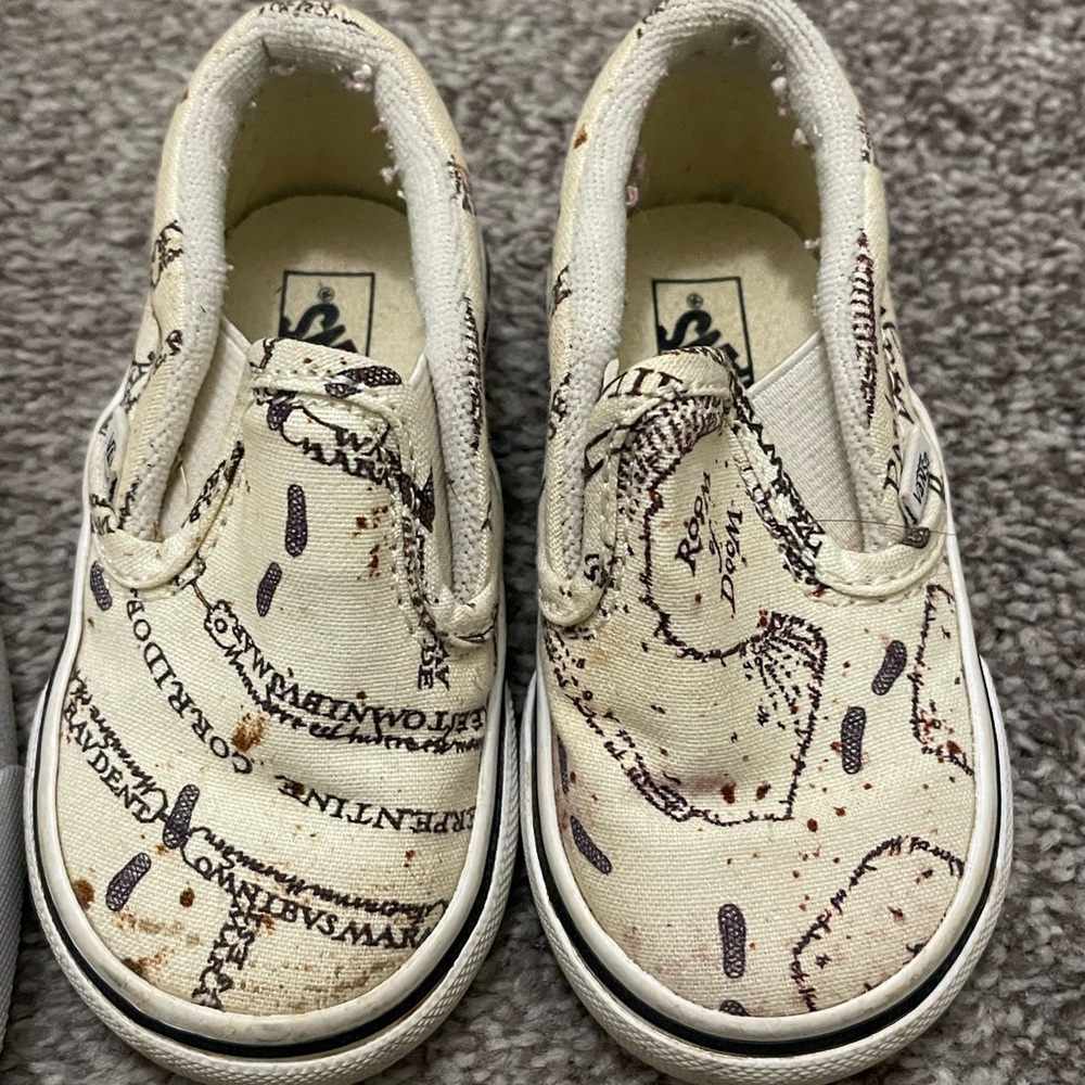 Vans father/child Sneakers - Cream Map Print - Picture 4 of 8